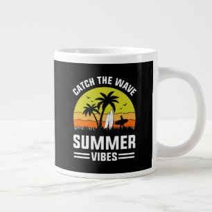 Catch The Wave Summer Vibes-64193 Large Coffee Mug