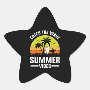 Catch The Wave Summer Vibes-64193 Star Sticker