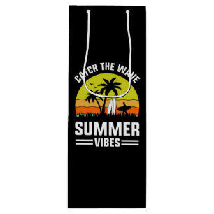 Catch The Wave Summer Vibes-64193 Wine Gift Bag