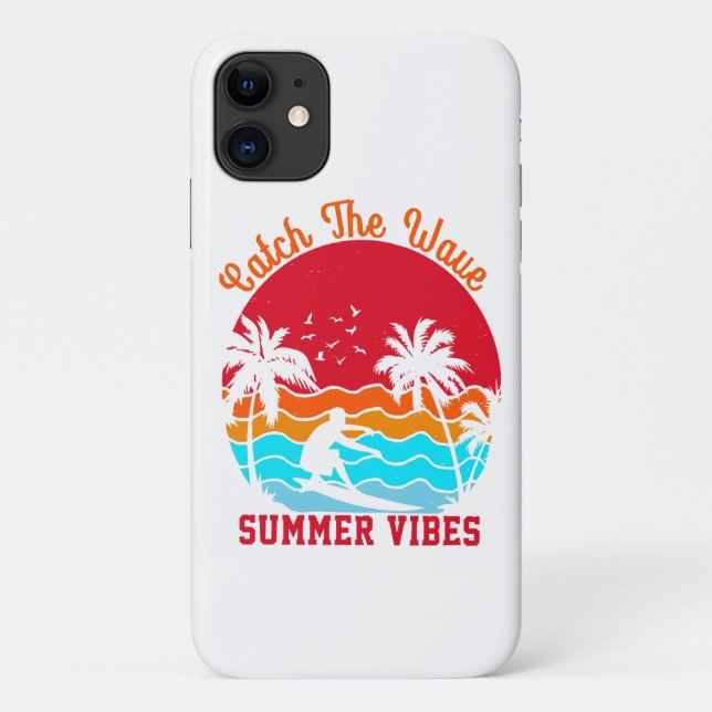 Catch the Wave Summer Vibes Case-Mate iPhone Case (Back)