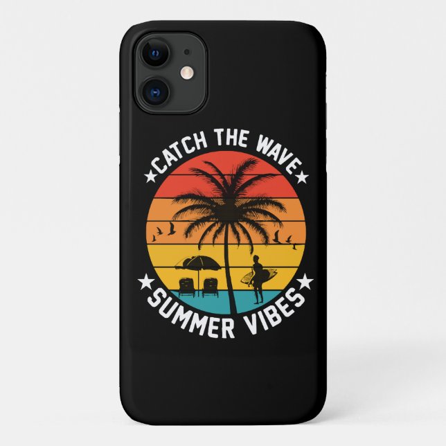 Catch the Wave Summer Vibes Case-Mate iPhone Case (Back)