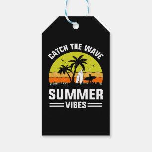 Catch the Wave Summer Vibes Gift Tags