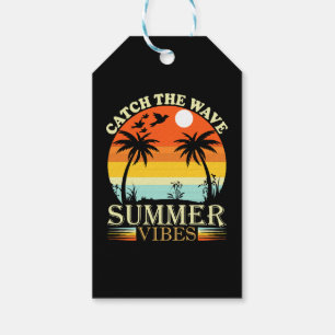 Catch the Wave Summer Vibes Gift Tags