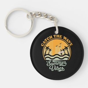 Catch the Wave Summer Vibes Key Ring