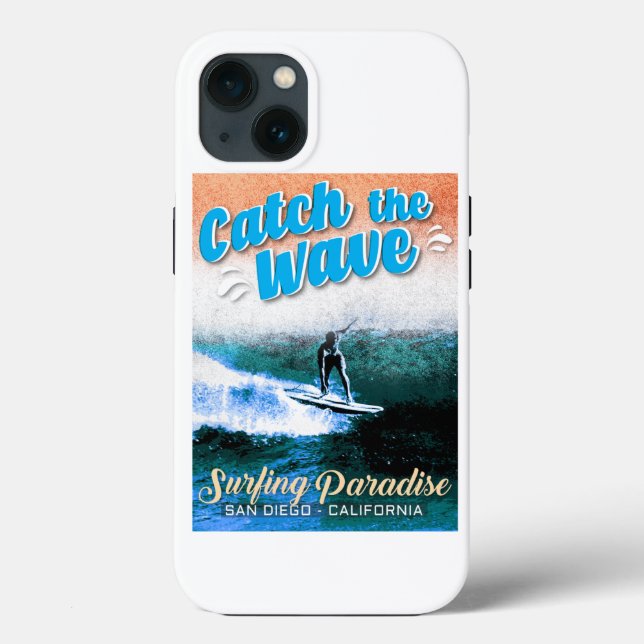Catch the Wave - Surfing Paradise Case-Mate iPhone Case (Back)