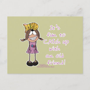 CATch Up Postcard