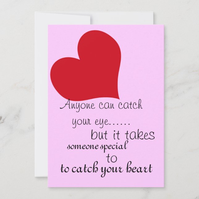 Catch your Heart ~ Valentine Card (Front)