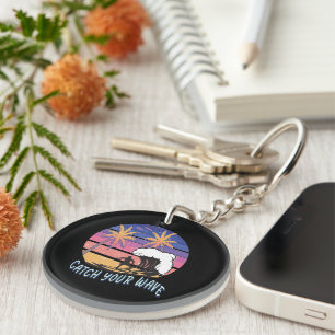 Catch Your Wave Key Ring