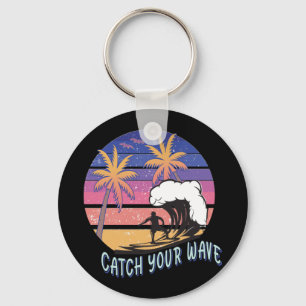 Catch Your Wave Key Ring