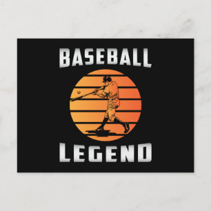 Catcher Baseball Bat Sports Pitcher Funny Gift Postcard