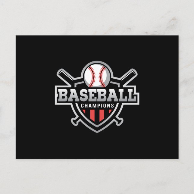 Catcher Baseball Bat Sports Pitcher Funny Gift Postcard (Front)