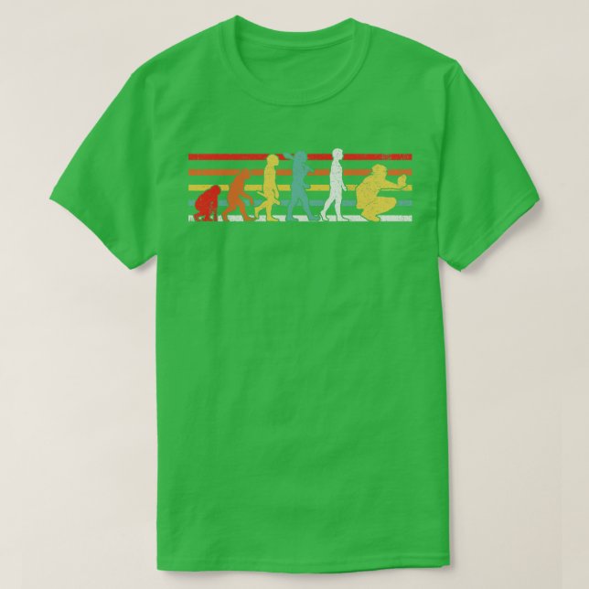 Catcher Baseball Player 1 T-Shirt (Design Front)