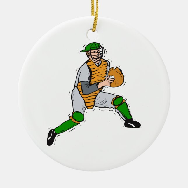 Catcher Ceramic Tree Decoration (Front)