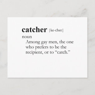 CATCHER (definition) Postcard