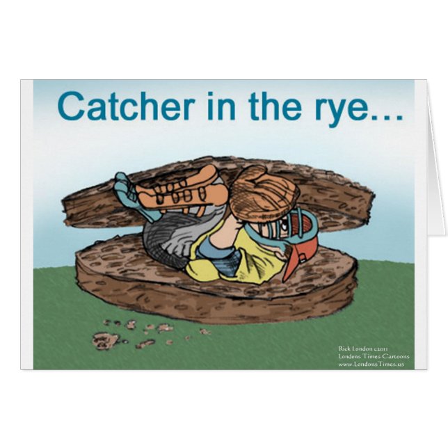 Catcher In The Rye Funny Tees Cards Mugs Gifts Etc (Front Horizontal)