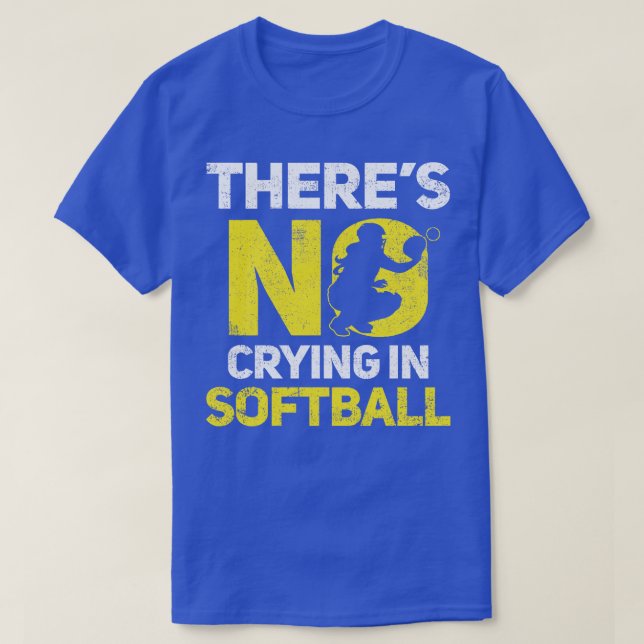 Catcher Softball Player Vintage 2 T-Shirt (Design Front)