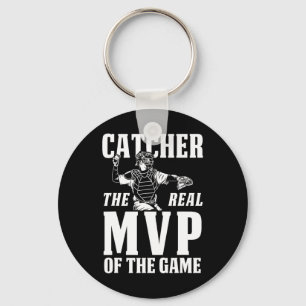 Catcher The Real Mvp Of The Game Gift Key Ring