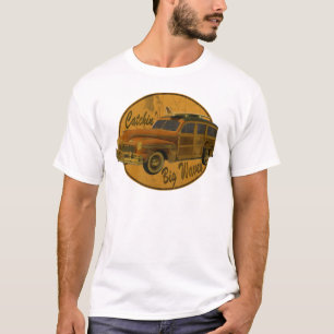 catchin' big waves in the woodie T-Shirt