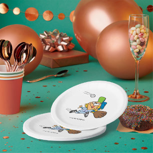 Catching A Baseball Paper Plate