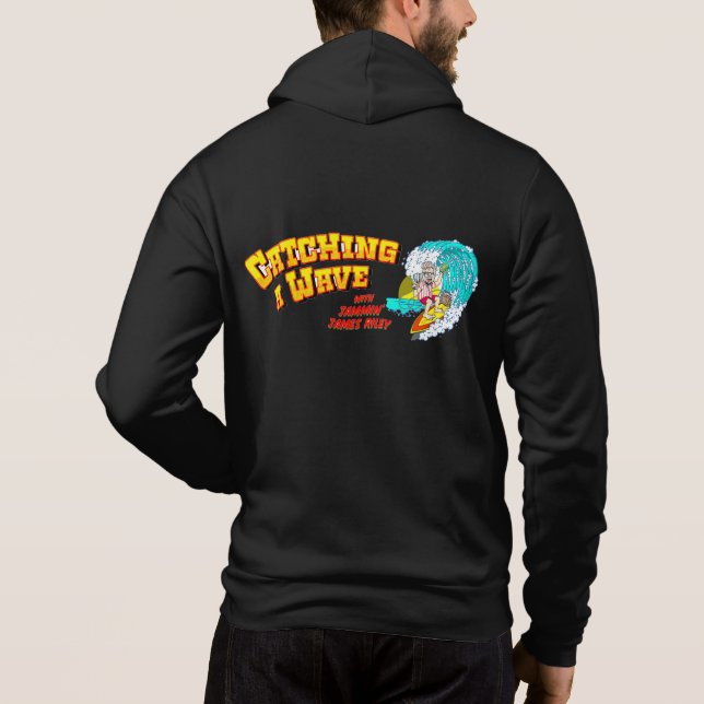 Catching A Wave zip hoodie (Back)