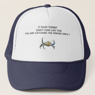 Catching Crabs Funny, Truckers Hat