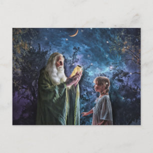 Catching Fireflies Postcard