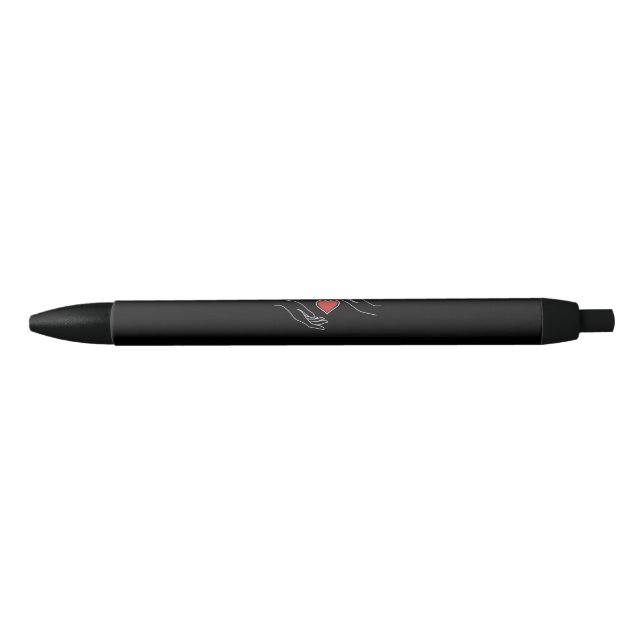 Catching Heart Black Ink Pen (Front)