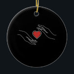 Catching Heart Ceramic Tree Decoration<br><div class="desc">Capture the essence of love and connection. 'Catching Heart' symbolises the beauty of moments that steal your heart away.</div>