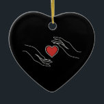 Catching Heart Ceramic Tree Decoration<br><div class="desc">Capture the essence of love and connection. 'Catching Heart' symbolises the beauty of moments that steal your heart away.</div>