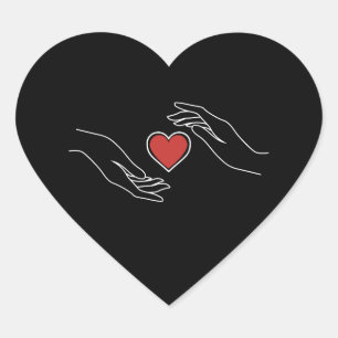 Catching Heart Heart Sticker