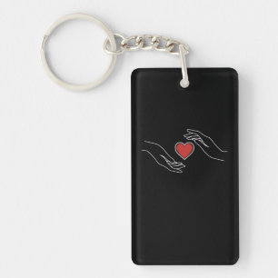 Catching Heart Key Ring