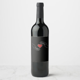 Catching Heart Wine Label