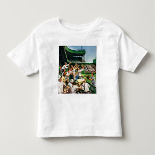 Catching Home Run Ball Toddler T-Shirt