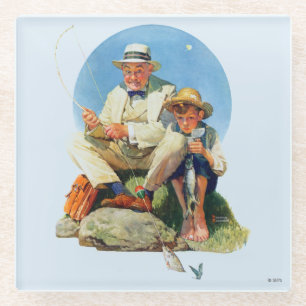 Catching the Big One Glass Coaster