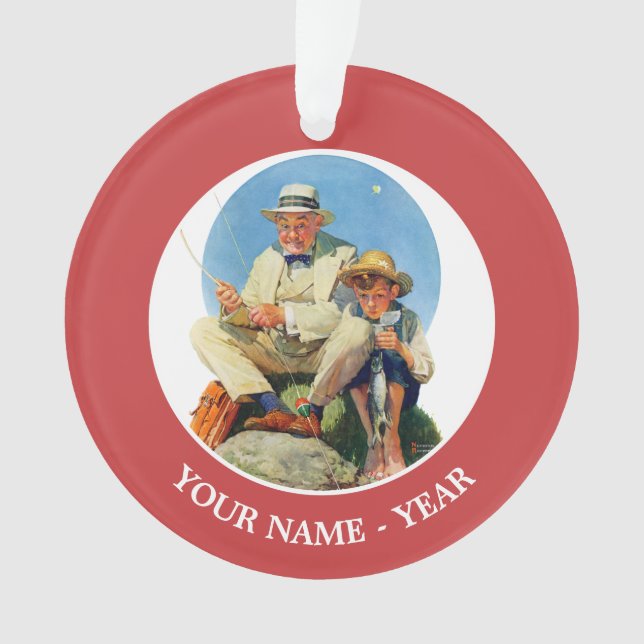 Catching the Big One Ornament (Front)