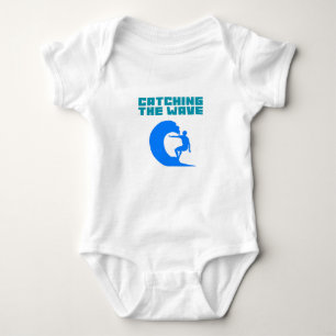 Catching the Wave - Surfing Baby Bodysuit