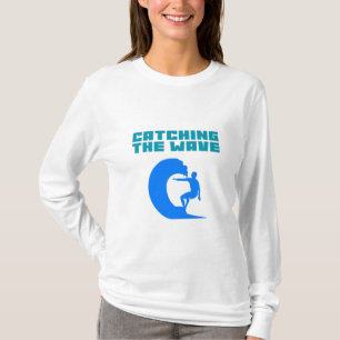 Catching the Wave - Surfing T-Shirt