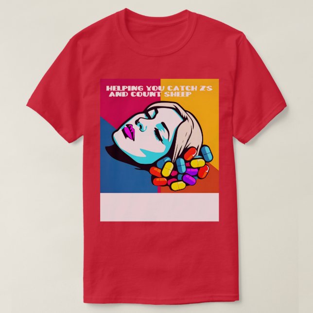 Catching Zs and Counting Sheep TShirt (Design Front)
