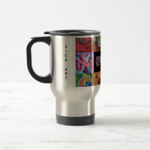Catchy 15 oz Stainless Steel Virus Travel Mug !