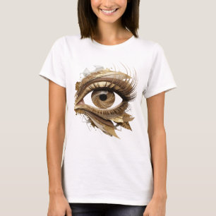 Catchy Gold ABSTRACT ART Statement Design T-Shirt