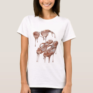 Catchy Gold ROSE GOLD GLAMOUR Print T-Shirt
