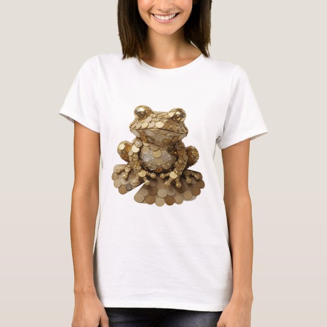 Catchy Silver ABSTRACT ART Abstract Design v3 T-Shirt (Front)