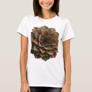 Catchy Silver ABSTRACT ART Graphic Design T-Shirt