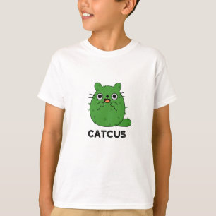 Catcus Funny Cat Cactus Pun T-Shirt