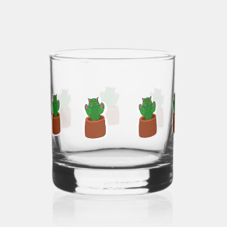 Catcus Whiskey Glass