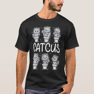 Catcus, Women Mens Cactus Cat, Plant , Catus, Plan T-Shirt