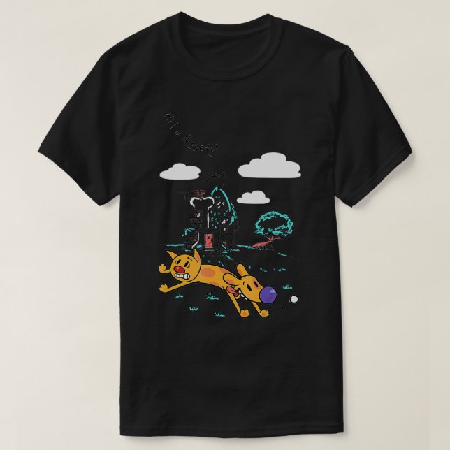 CatDog Hi Ho Diggety Doodle  T-Shirt (Design Front)