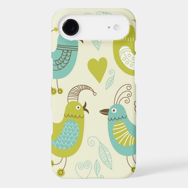 cate cartoon birds Case-Mate iPhone case (Back)
