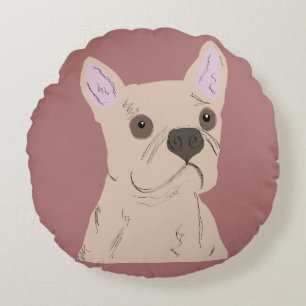 Cate dog round cushion