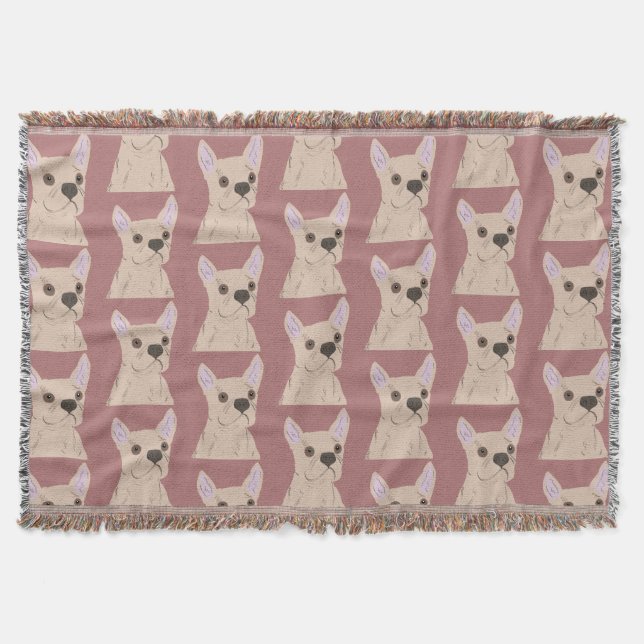 Cate dog throw blanket (Front)